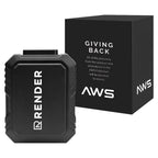AWS Power Bank and Clip-On Fan, 5,000 mAh - Pad Print