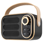 AWS Retro Boom FM Radio and Wireless Speaker Full Color - Angle