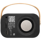 AWS Retro Boom FM Radio and Wireless Speaker Full Color - Back