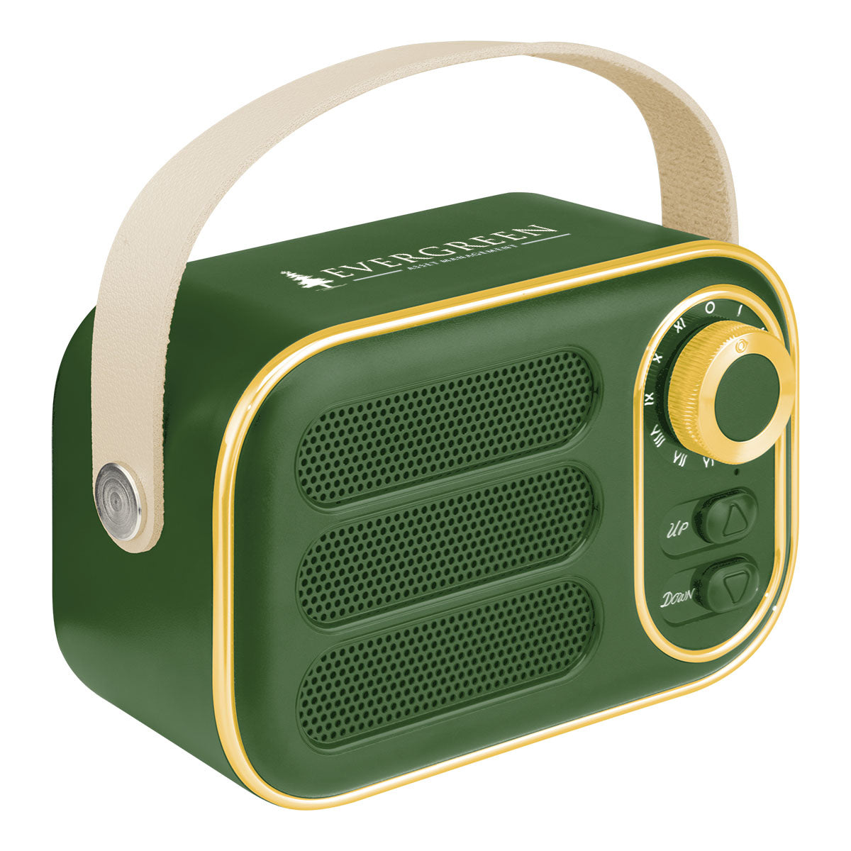 AWS Retro Boom FM Radio and Wireless Speaker Full Color - Pad Print