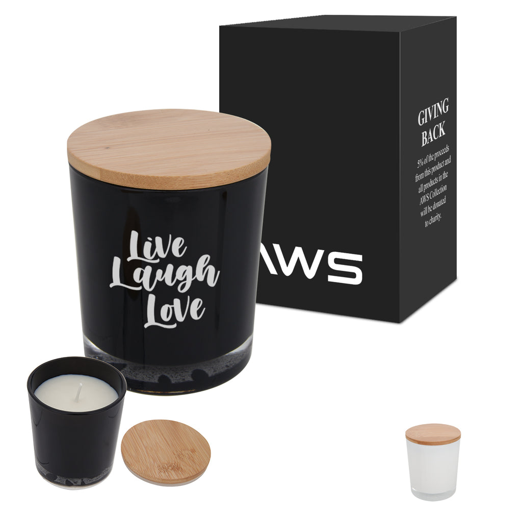 AWS Soy Candle in Bamboo - AWS Bamboo Soy Candle