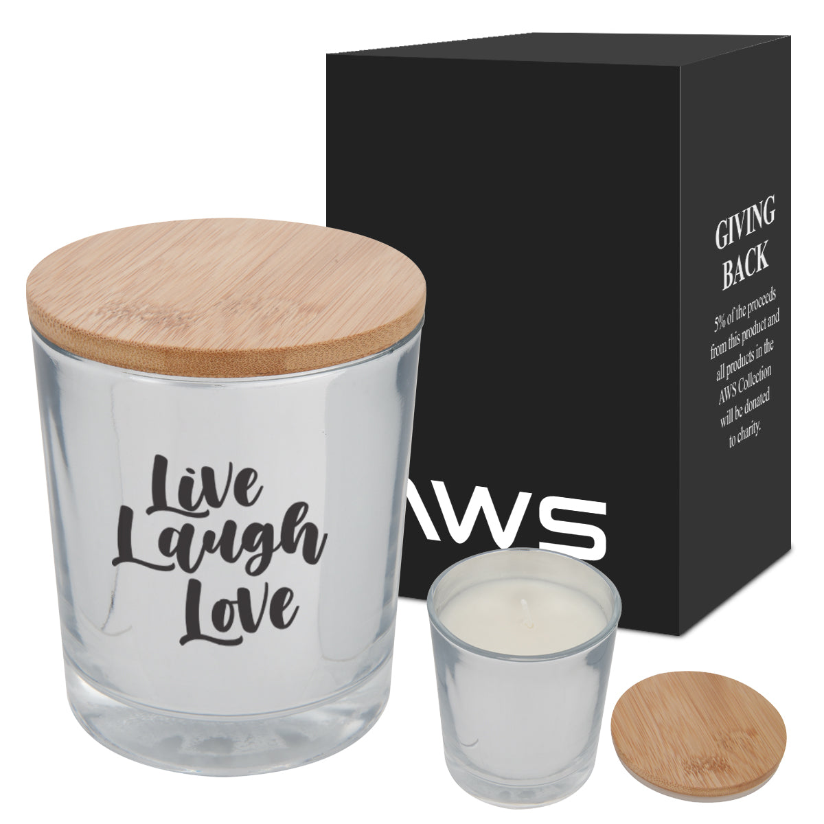 AWS Soy Candle in Bamboo - Ceramic