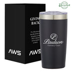 AWS Two-Tone Himalayan Recycled Tumbler, 20 oz - Black - Silk Screen