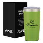 AWS Two-Tone Himalayan Recycled Tumbler, 20 oz - Lime Green - Silk Screen