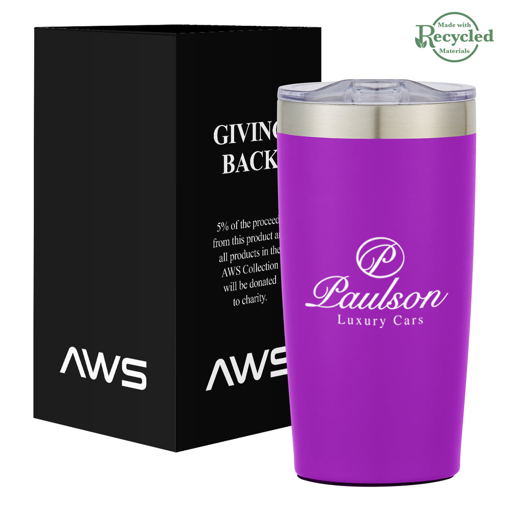 AWS Two-Tone Himalayan Recycled Tumbler, 20 oz - Silk Screen