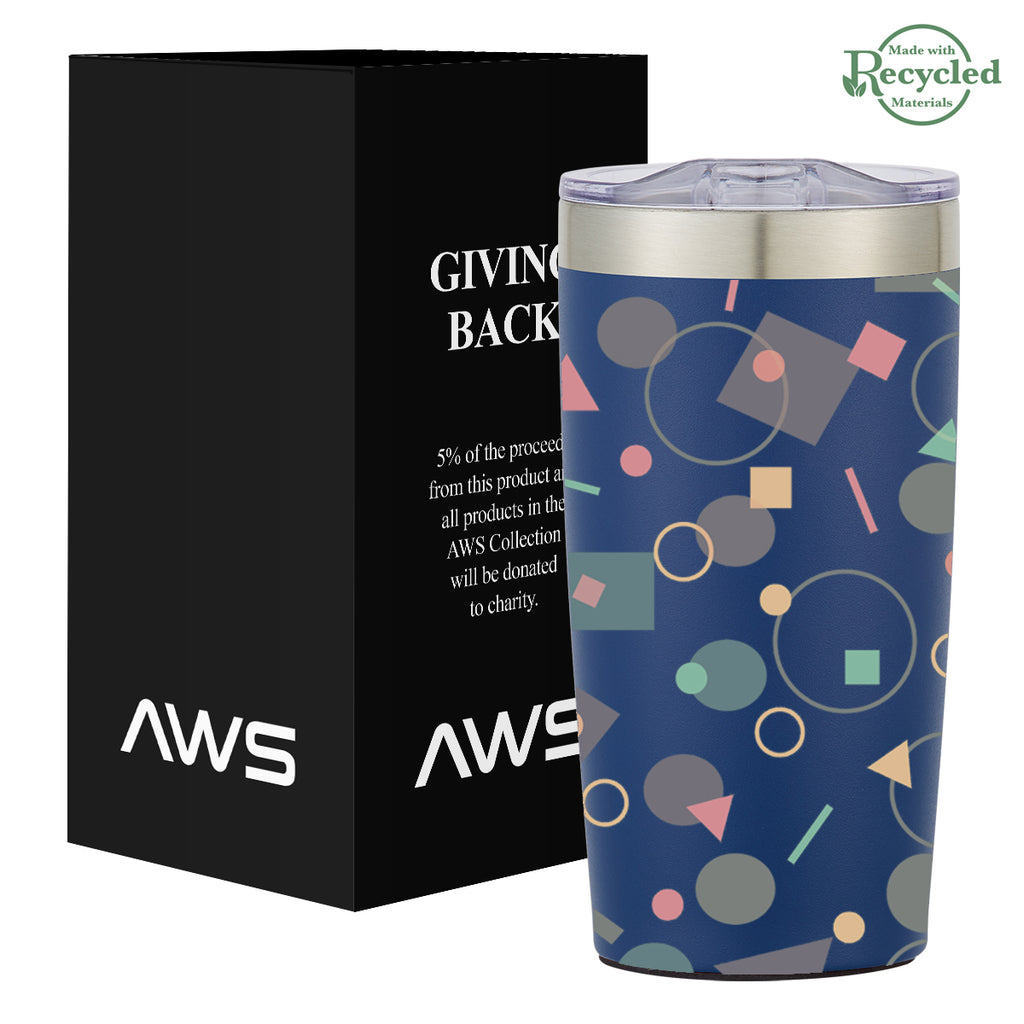 AWS Two-Tone Himalayan Recycled Tumbler in Full Color, 20 oz - Megabrite