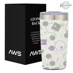 AWS Two-Tone Himalayan Recycled Tumbler in Full Color, 20 oz - White - Megabrite