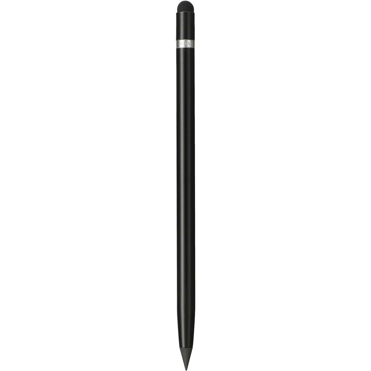 Axel Inkless Stylus Pen in Aluminum Laser Engraving - Black - Back 2