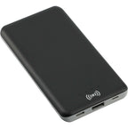 Axial Wireless Charging Power Bank, 4,000 mAh - Black - Angled 2