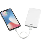 Axial Wireless Charging Power Bank, 4,000 mAh - White - Charging