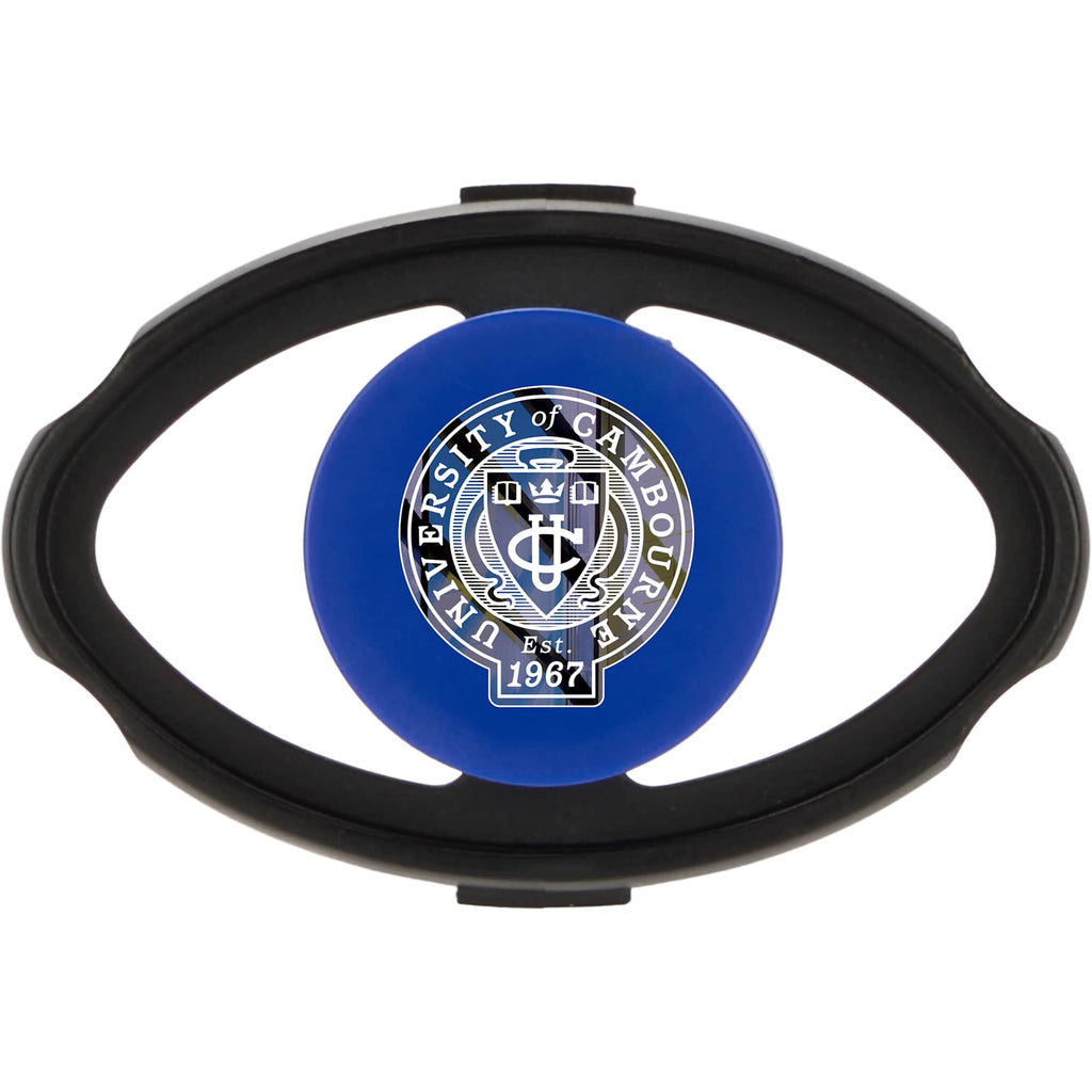 Axis Fidget Toy That Spins Two Ways Full Color - Blue/Black - Front