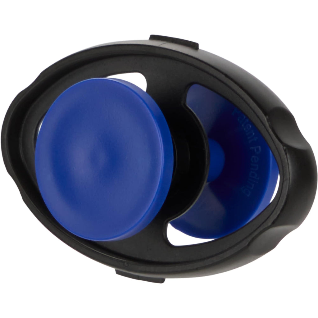 Axis Fidget Toy That Spins Two Ways Full Color - Blue/Black - Left Angle