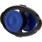 Axis Fidget Toy That Spins Two Ways Full Color - Blue/Black - Left Angle