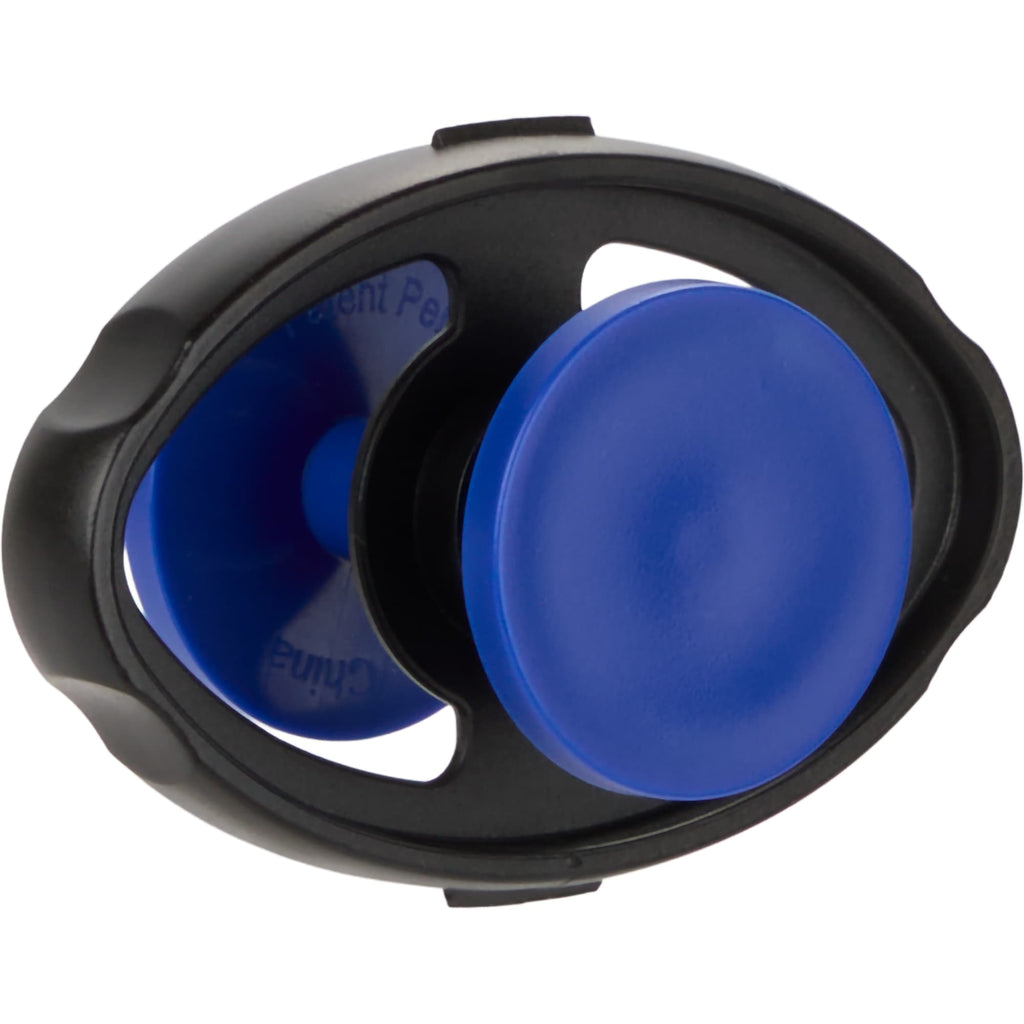Axis Fidget Toy That Spins Two Ways Full Color - Blue/Black - Right Angle