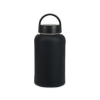Axis Glass Water Bottle with Chug Lid, 21 oz Laser Engraving - Black - View 2