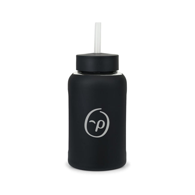 Axis Glass Water Bottle with Straw Lid, 21 oz Laser Engraving