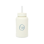 Axis Glass Water Bottle with Straw Lid, 21 oz - Marshmallow - View 1