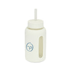 Axis Glass Water Bottle with Straw Lid, 21 oz - Marshmallow - View 2