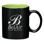 Aztec Mug, 11 oz Laser Engraving - Lime Green - Laser Engraving