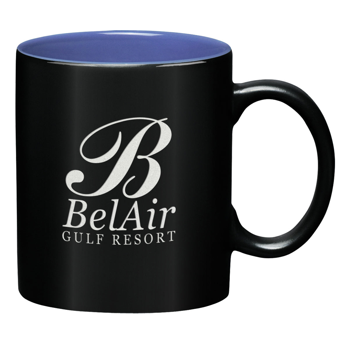 Aztec Mug, 11 oz Laser Engraving - Ocean Blue - Laser Engraving