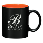 Aztec Mug, 11 oz Laser Engraving - Orange Inner - Laser Engraving