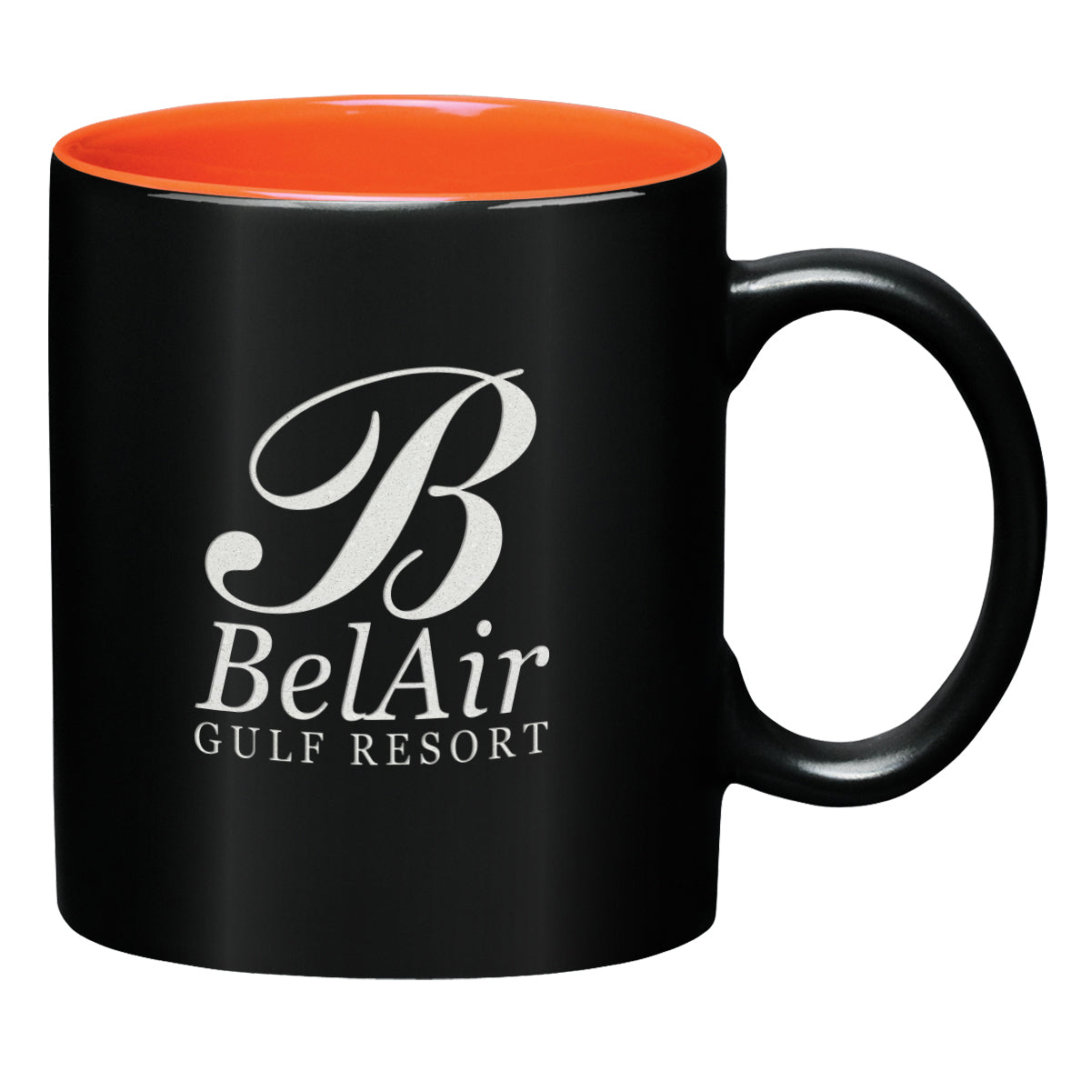 Aztec Mug, 11 oz Laser Engraving - Orange Inner - Laser Engraving