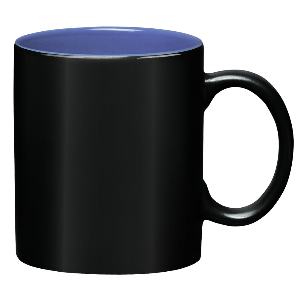Aztec Mug in Full Color, 11 oz - Ocean Blue - Blank