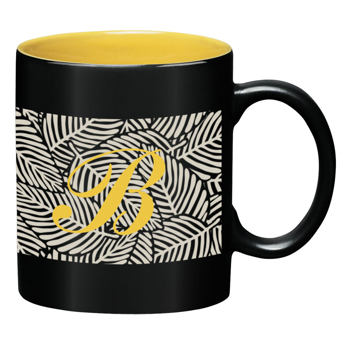Aztec Mug in Full Color, 11 oz - Yellow - Megabrite