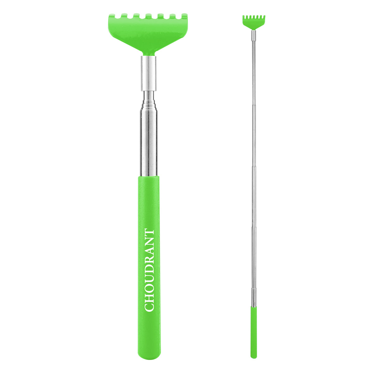 Back Scratcher That Extends - Lime Green - Pad Print