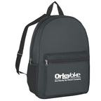 Backpack, Budget - Black - Silk Screen