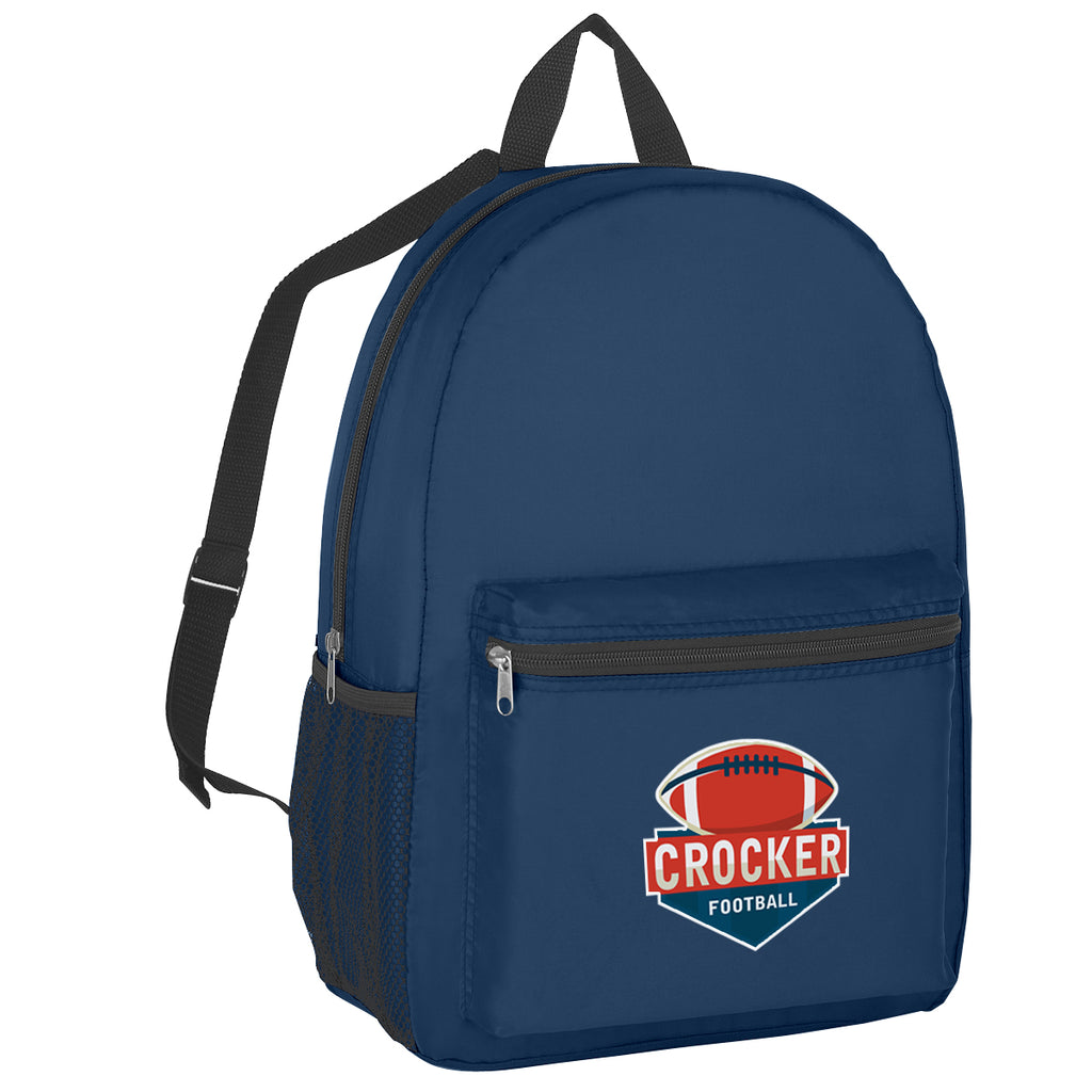 Backpack, Budget Embroidery - Navy - Colorbrite