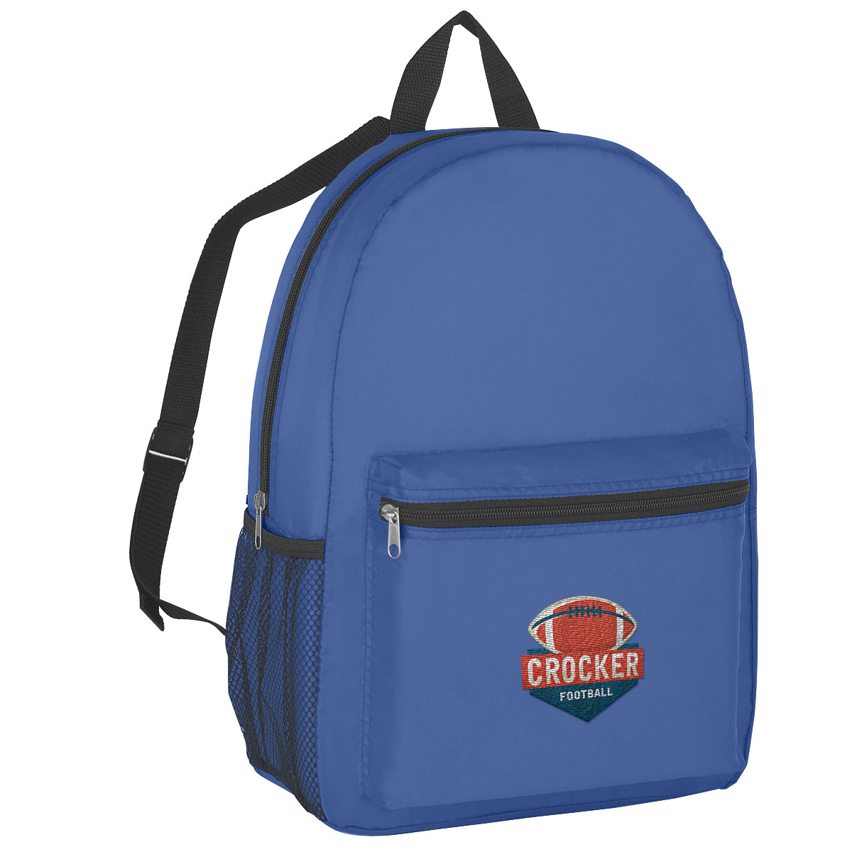 Backpack, Budget Embroidery - Royal Blue - Embroidery