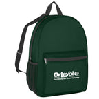 Backpack, Budget - Forest Green - Silk Screen
