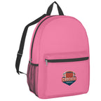 Backpack, Budget - Pink - Embroidery