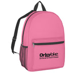 Backpack, Budget - Pink - Silk Screen