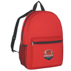 Backpack, Budget - Red - Embroidery