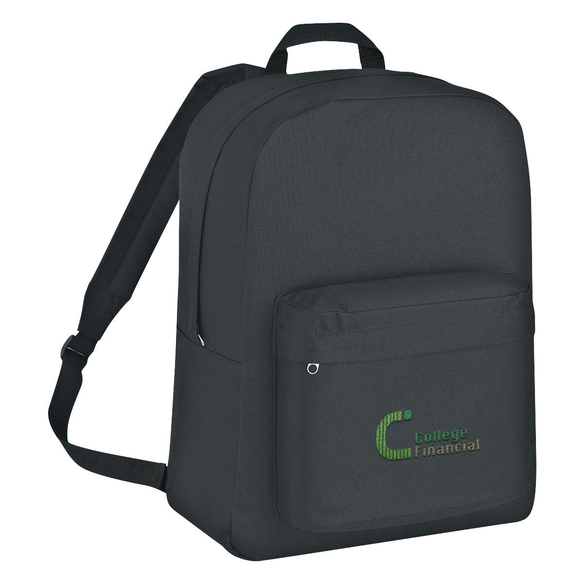 Backpack, Classic - Black - Embroidery