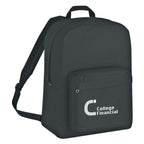 Backpack, Classic Embroidery - Black - Silk Screen