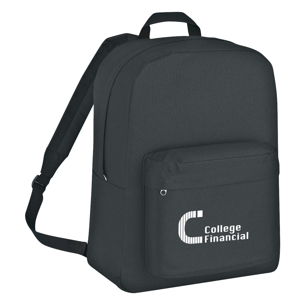 Backpack, Classic Embroidery - Black - Silk Screen