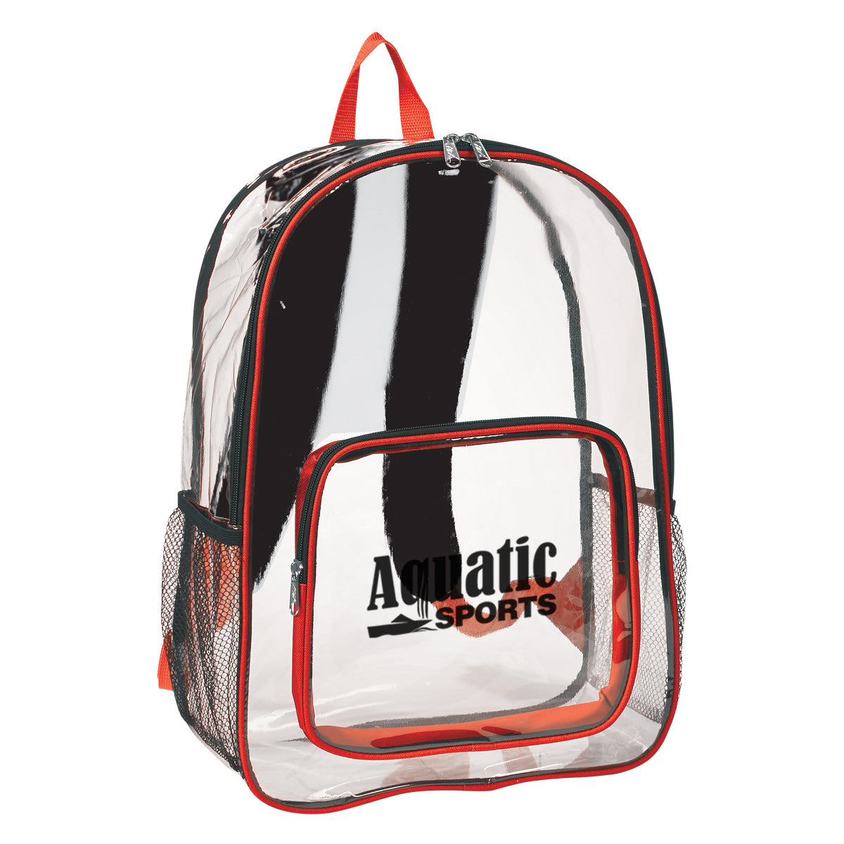 Backpack, Clear - Silk Screen