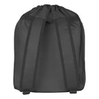 Backpack with a Drawstring - Black - Back_Blank