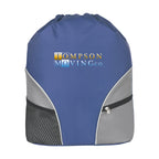 Backpack with a Drawstring - Royal Blue - Colorbrite