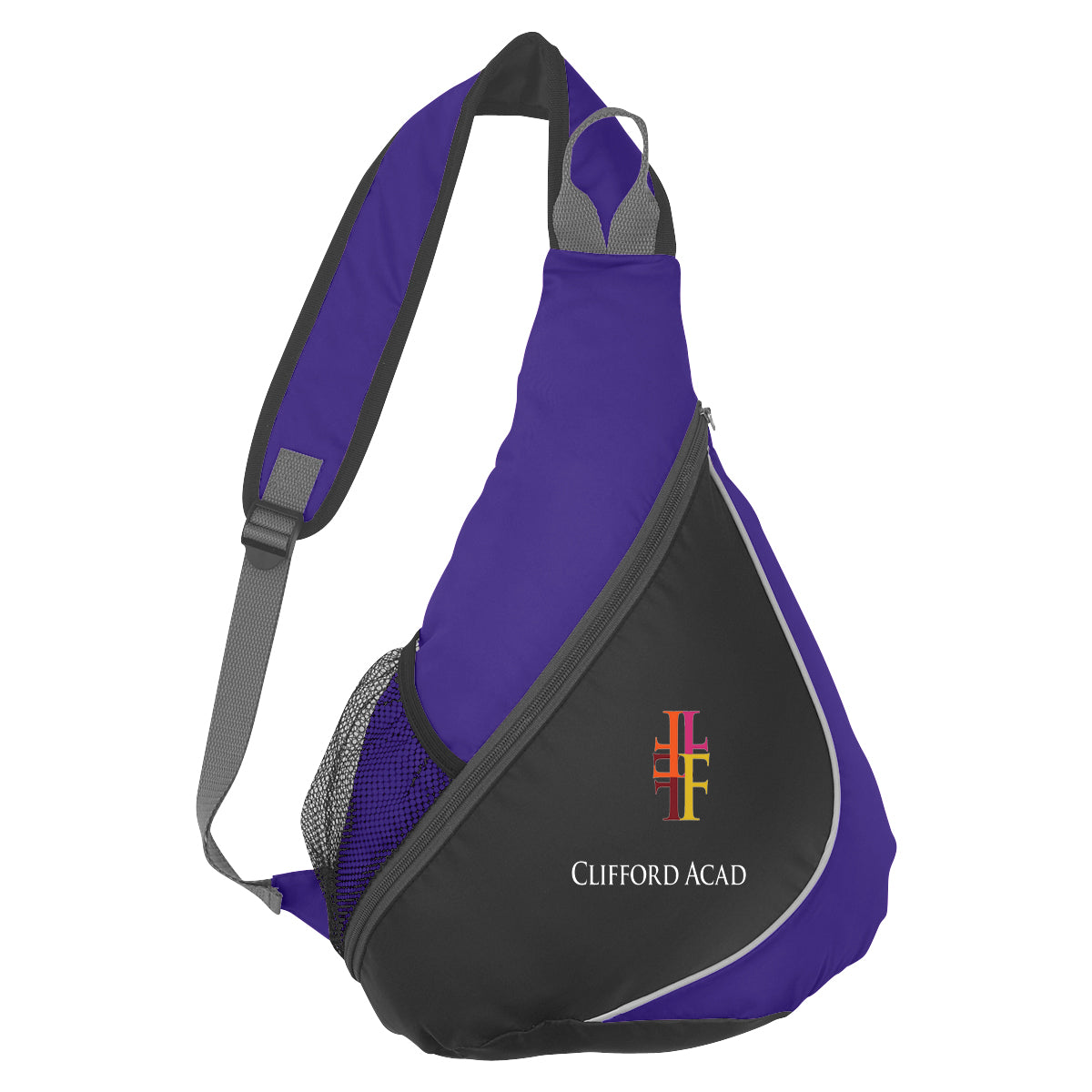 Backpack with a Sling - Purple - Colorbrite