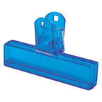 Bag Clip, 4 Inch - Blue - Angle
