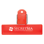 Bag Clip, 4 Inch - Red - Pad Print