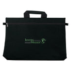 Bag for Documents - Black - Embroidery