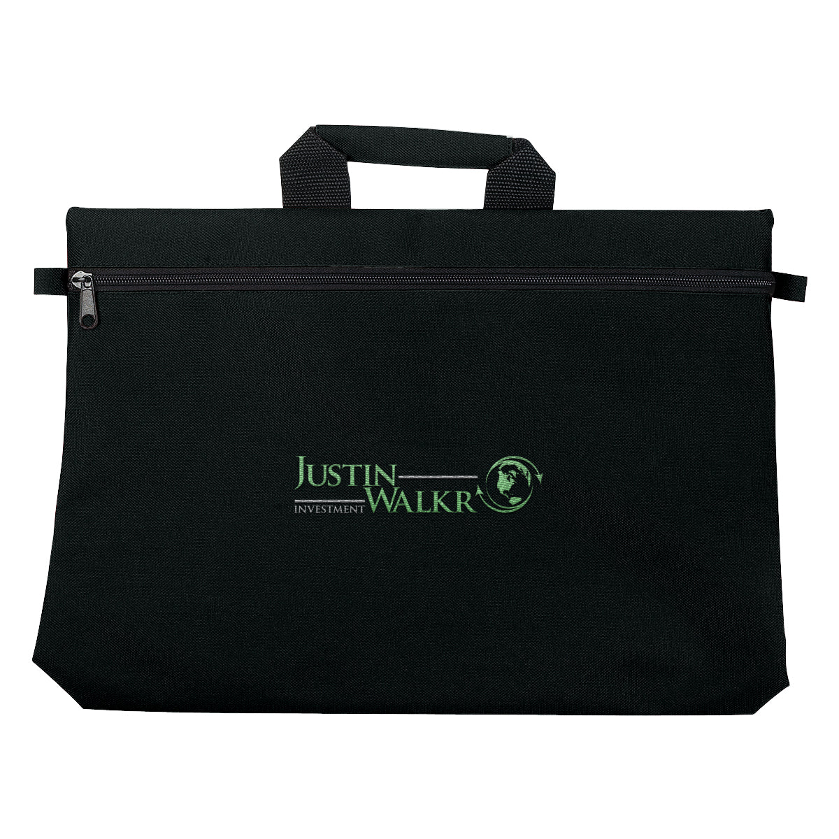 Bag for Documents - Black - Embroidery