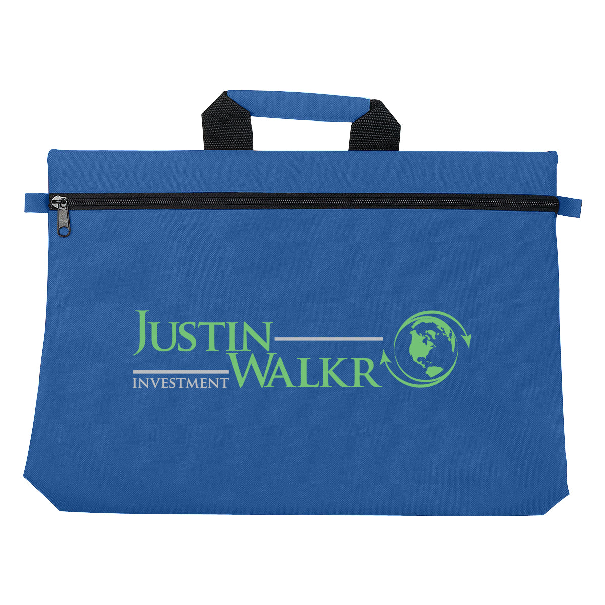 Bag for Documents Embroidery - Royal Blue - Colorbrite