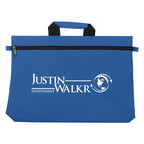 Bag for Documents Embroidery - Royal Blue - Silk Screen