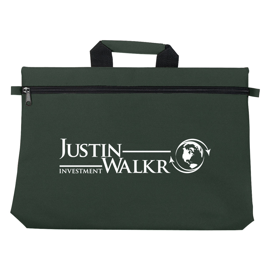 Bag for Documents - Forest Green - Silk Screen